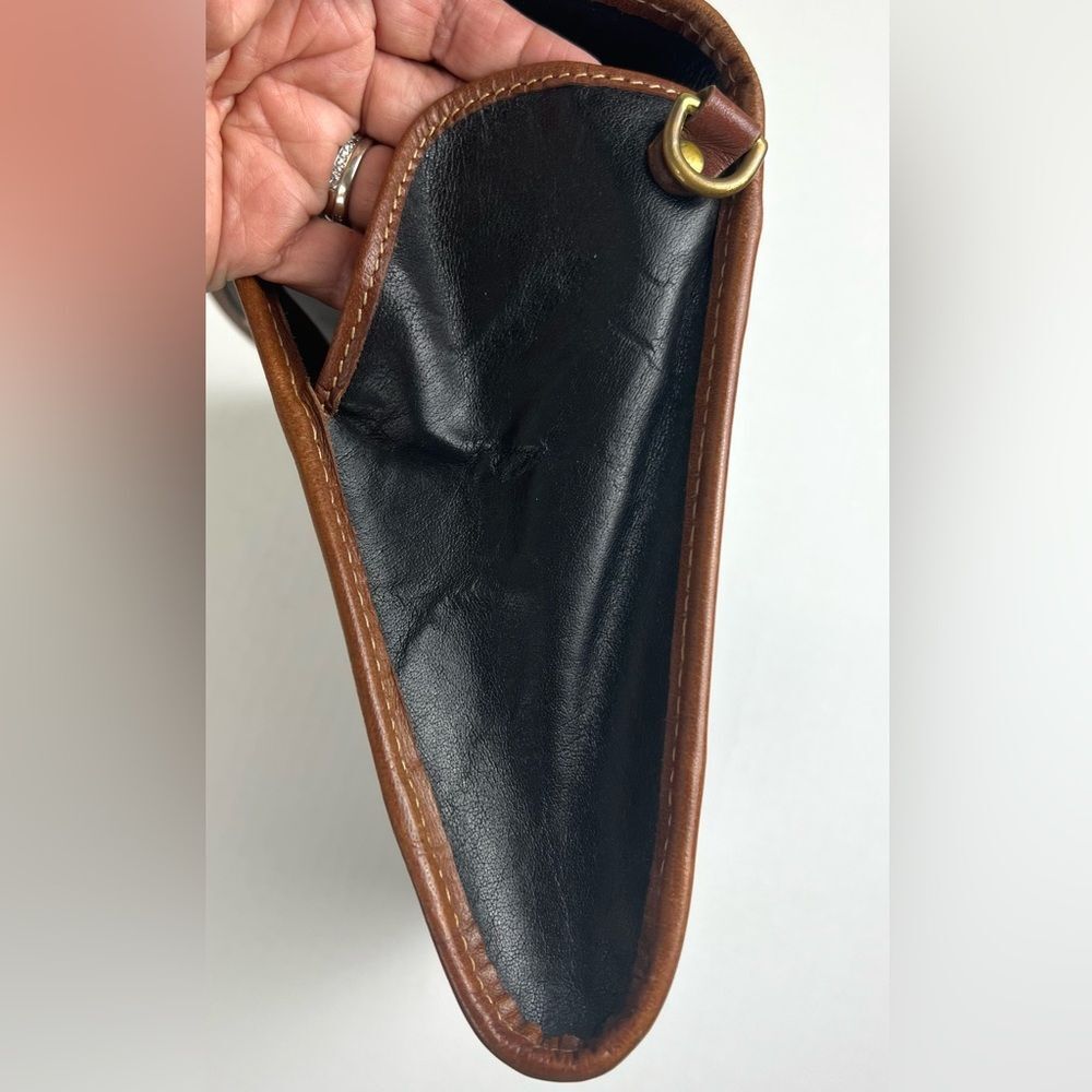 Vintage 90's Brahmin Crossbody/Clutch Leather Bag - Picture 6 of 14
